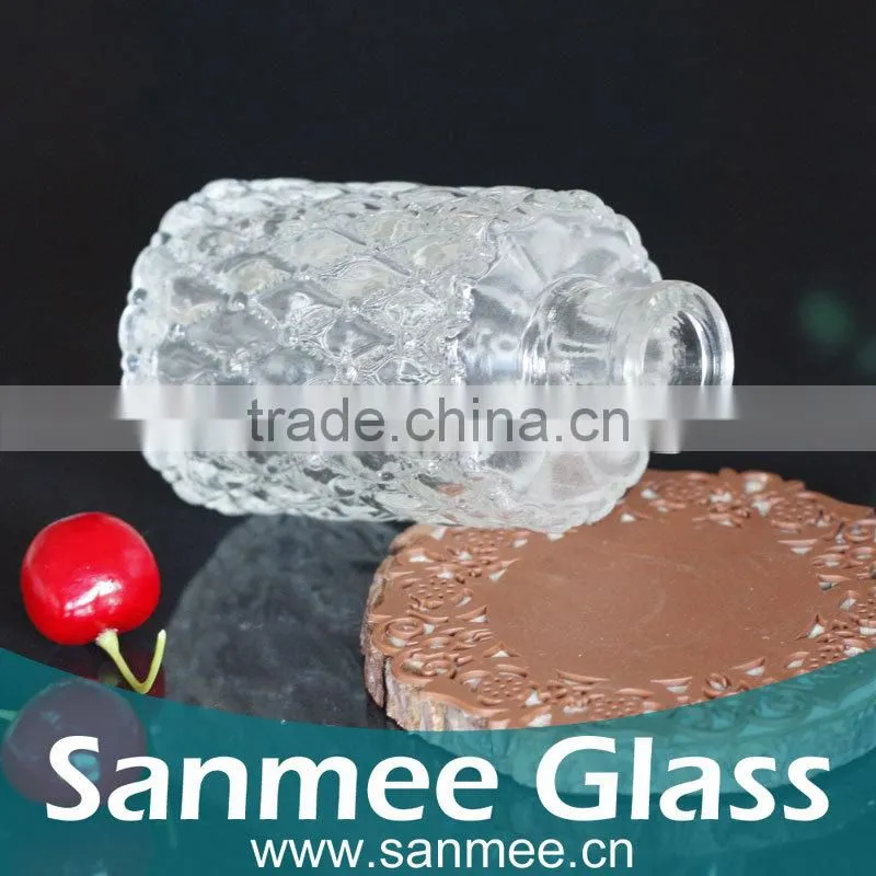 Supplies Crystal Perfume Bottle 167ml Transparent Glass Bottle For Perfume