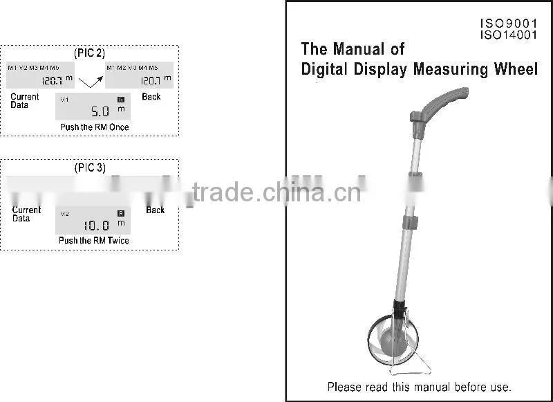 digital display measuring wheel