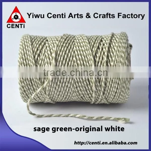 Top sale China original white and coloured natural cotton baker twine , divine twine , baker string