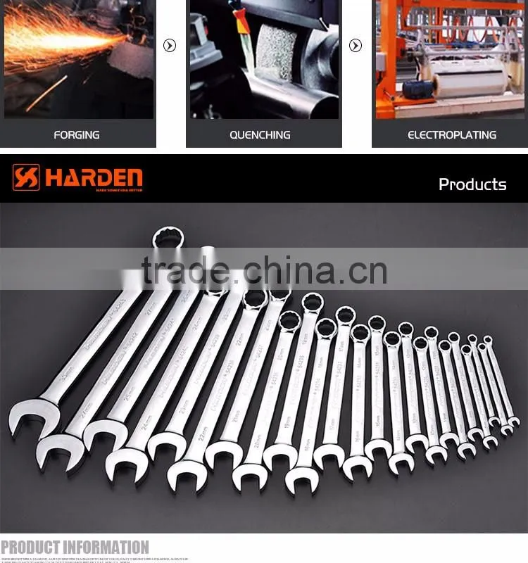 540221Cr-v combination spanner different types of spanner /heads mirror polishing spanners