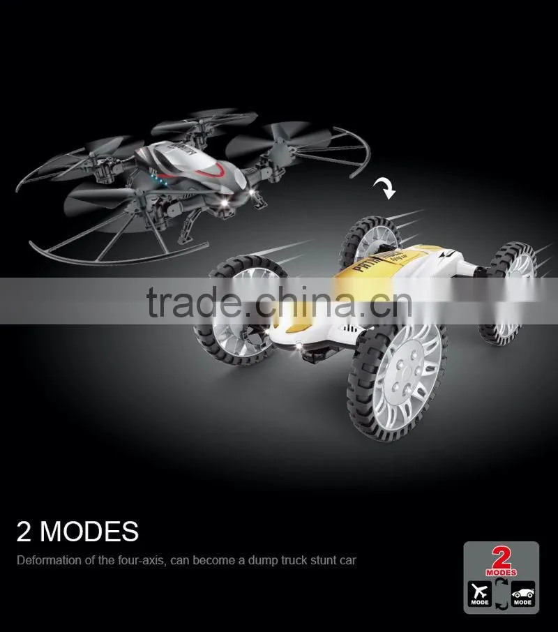 2017 Special Remote Control Tumbling Stunt Car Transformed RC Drone