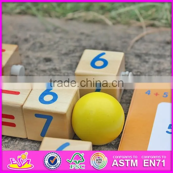 2017 new design educational wooden toddler learning toys W12F018