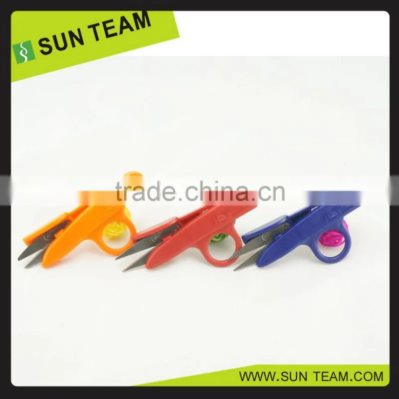 ST003 4.5" FDA durable plastic handle Cotton yarn cutting scissors