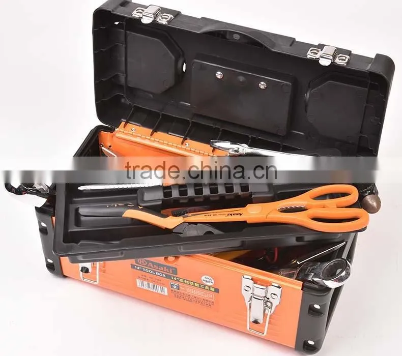 AK-9964 high quality 14" 17" 19" plastic tool box