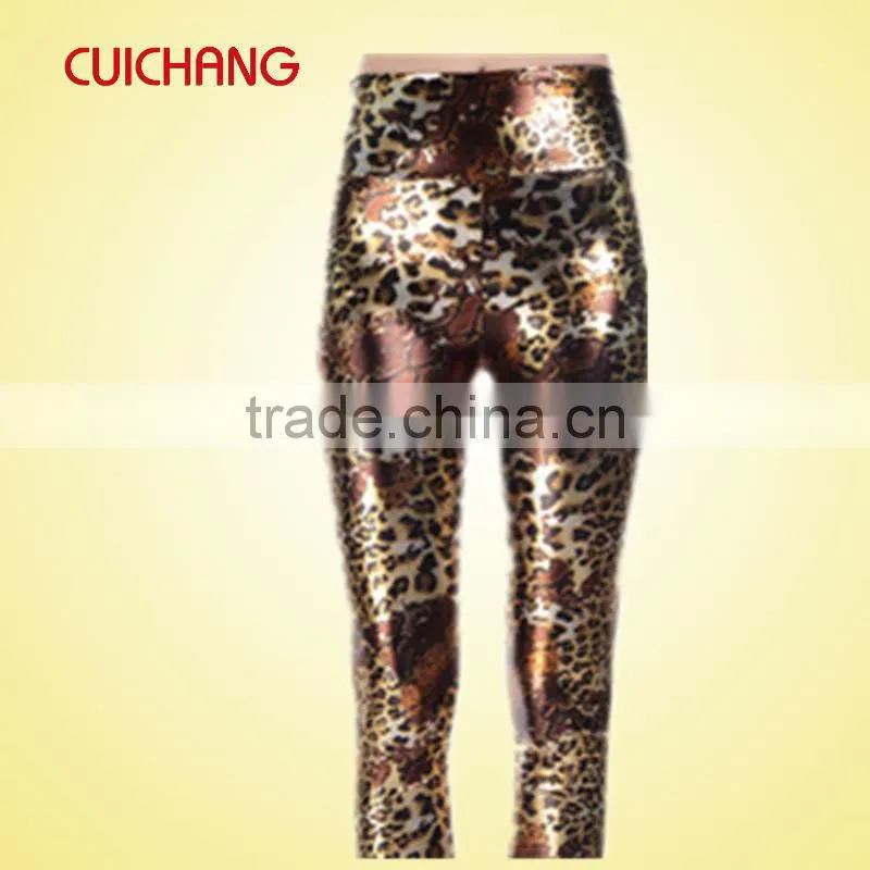 wholesale polyester/spandex heat transfer custom design fashion women pants leggin, women pants JSK-071
