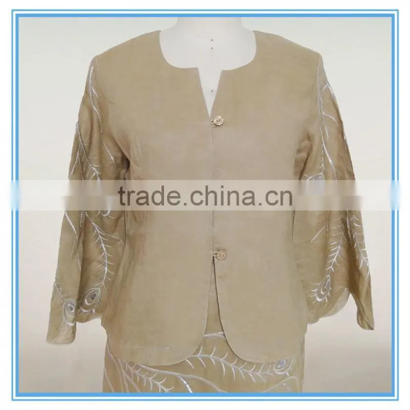 Embroidery Design Ladies Skirt Formal Suits Designs