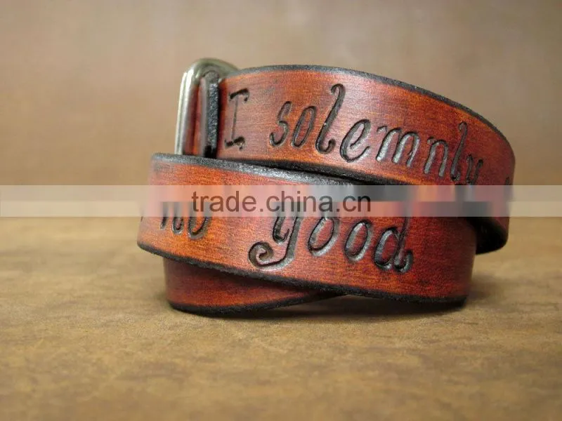 personalized inspired words engraved leather bracelet, custom logo hand-stamped leather bracelet, adjustable leather bracelet