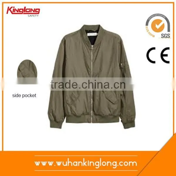 Mens cargo jacket long sleeves grey jacket