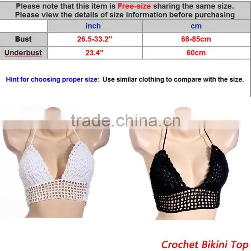 Personalized Summer Crochet Bikini Top