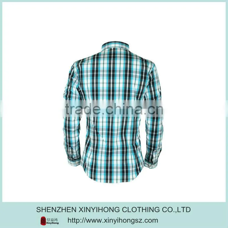 Hot Selling Checked Cotton International Branded Mens Casual Shirts