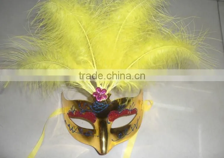 Unique Customized Feather Party Mask Holiday Party Mask