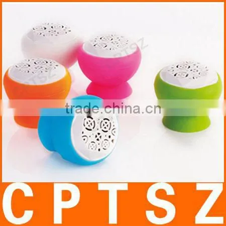 Suction Cup Style Mini Bluetooth Portable Speaker for Samsung, iPhone and Other Mobile Phones, Support Handsfree Function