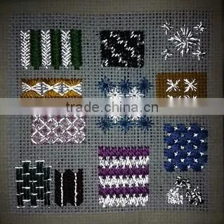 120d/2 soft polyester reflective embroidery thread for clothing
