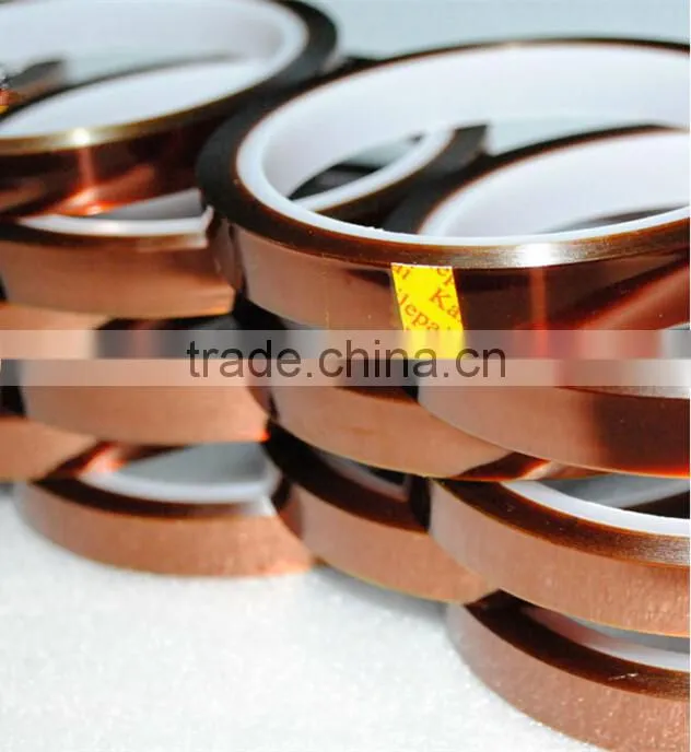 ISO9001 Double sided Polyimdie Tape for High Temperature Masking of Metal Material