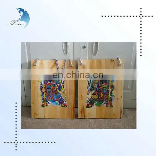 Chinese Traditional Style Door Decoration Screen Digital Print On Wood