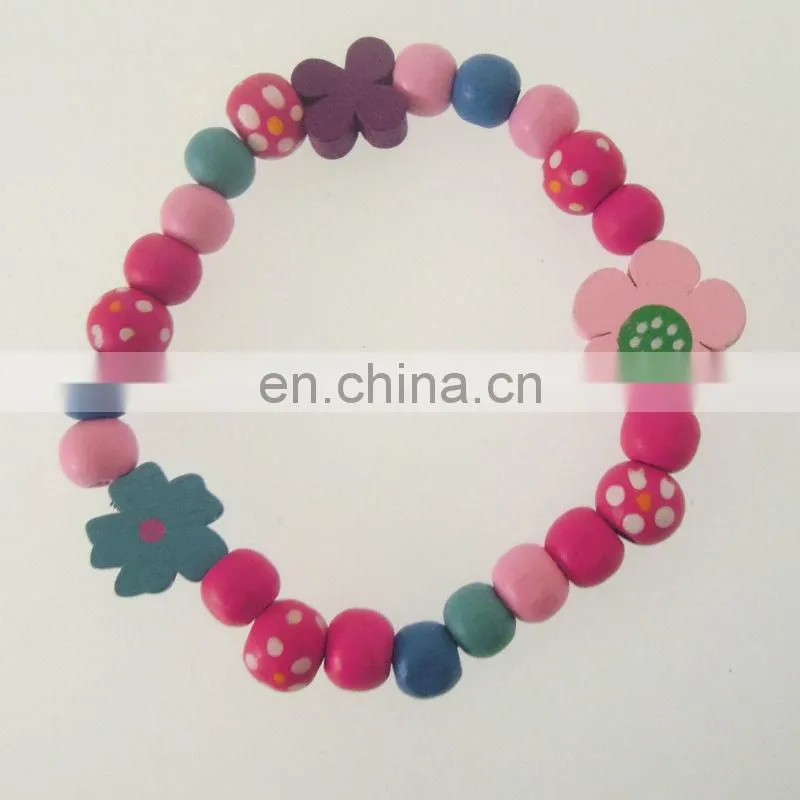 popular cheap kids wooden necklaces set