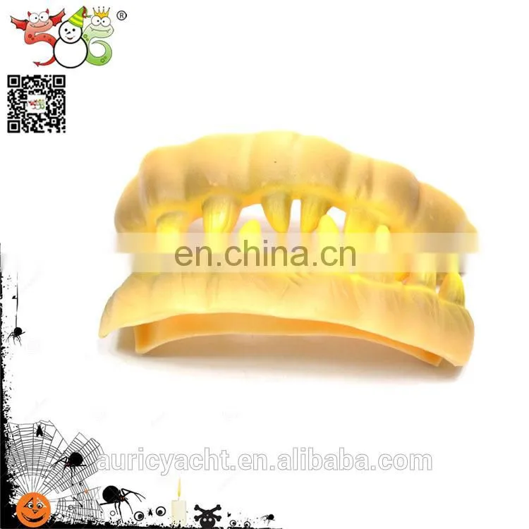 Multicolor funny Halloween plastic false teeth toy