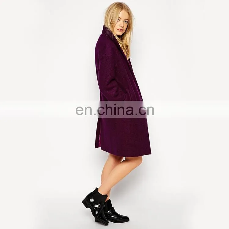 long design tweed fashion woman winter coats