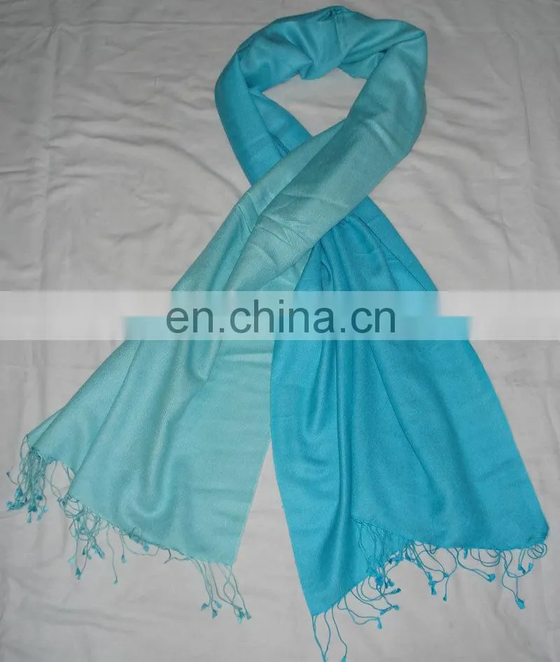 Ombre Silk shawls,Silk stoles with two tone Design in Delhi