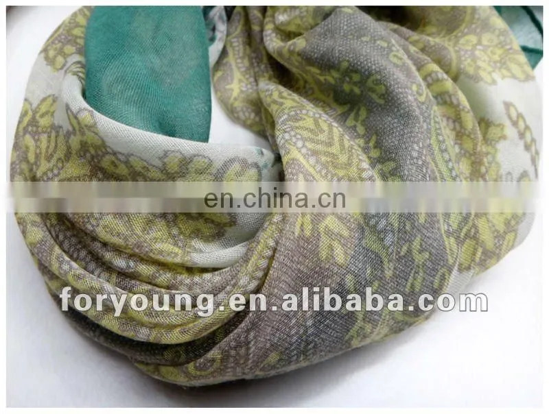 circle printed fashion big dots scarf