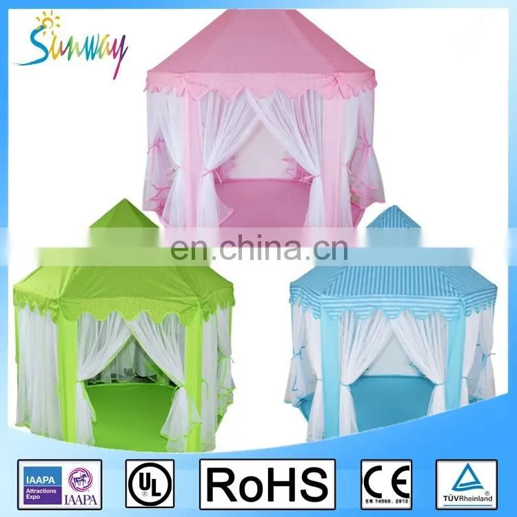 Pink Children Princess Castle Tent Kids Playing House
