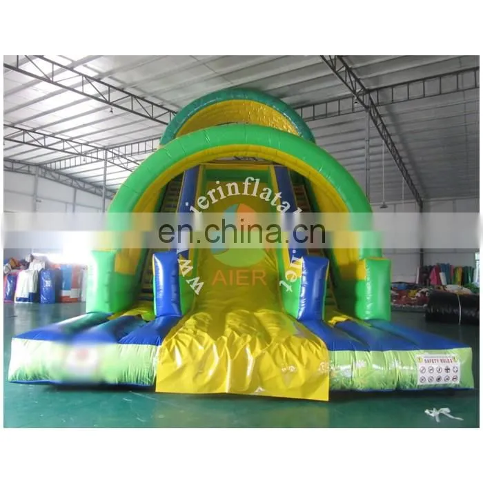 10m big elephant inflatable slide with arch