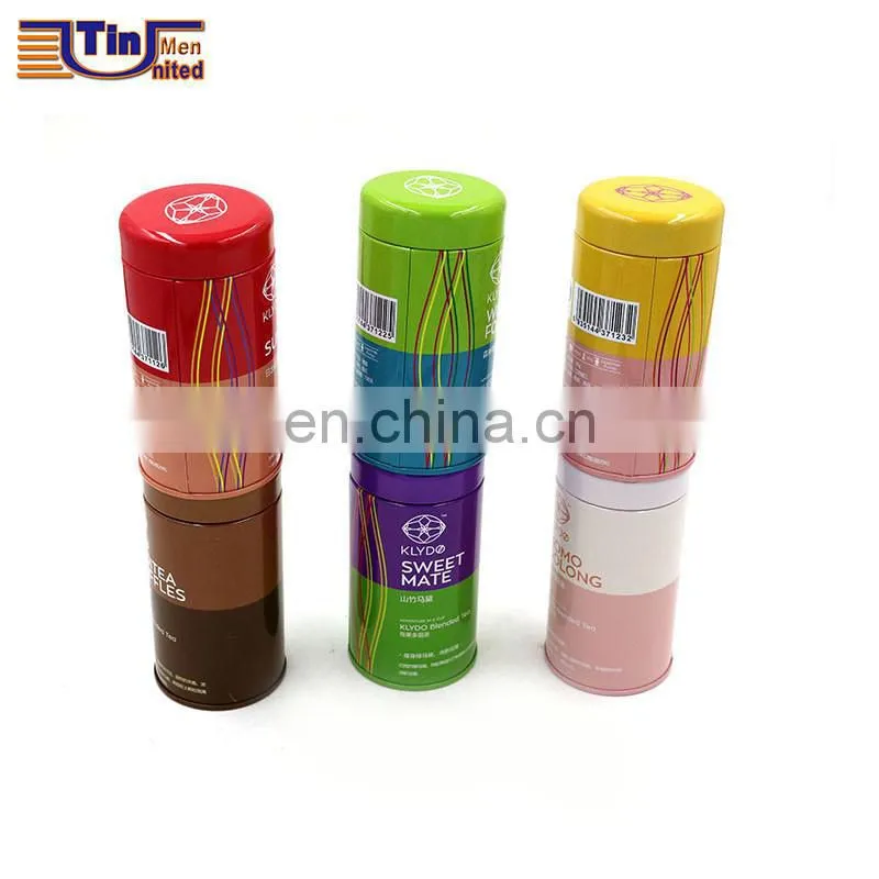 Small Round Tea Tin Box