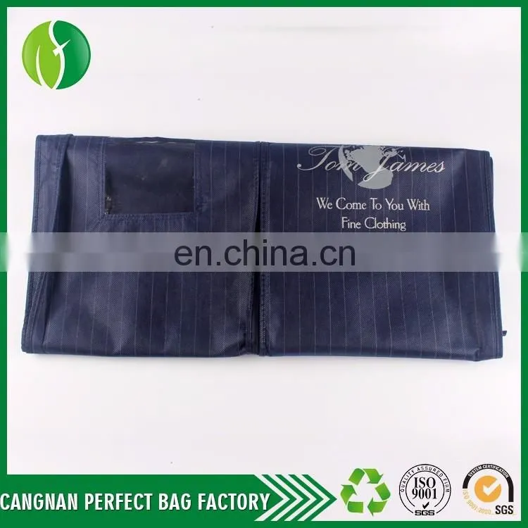 2017 new products suit nonwoven foldable breathable garment bag for Travel