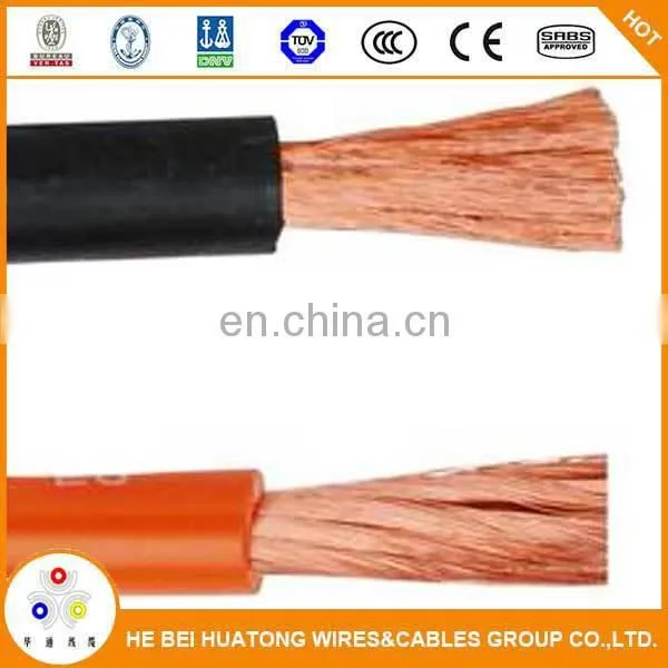 CE listed 10mm2 16mm2 25mm2 35mm2 electric welding cable with good quality