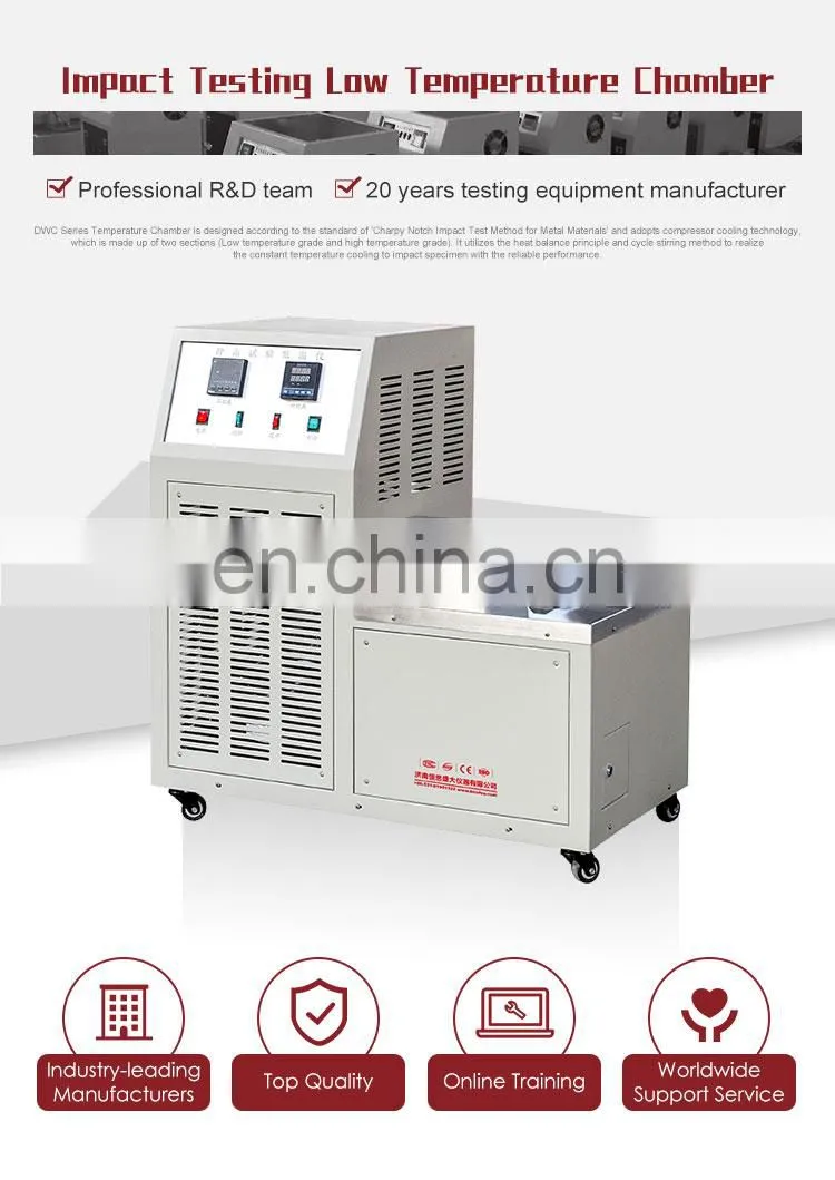 Low Temperature Chamber for Charpy Impact Test Cooling Chamber
