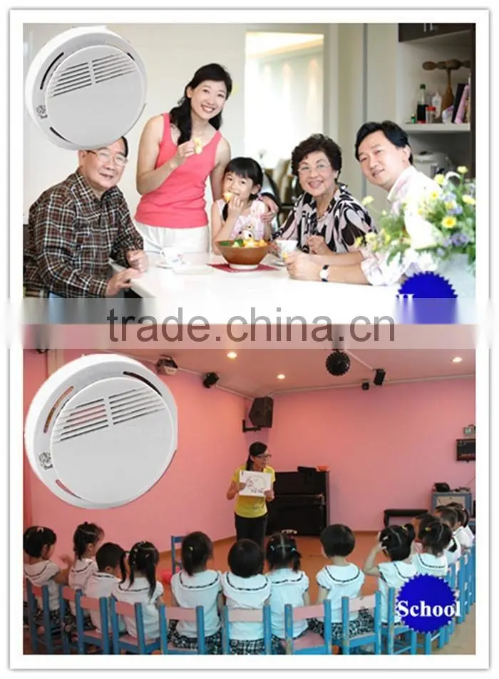 Security and stability Photoelectric Wireless Smoke Detector for Fire Alarm Sensor Cordless New Home Sensor
