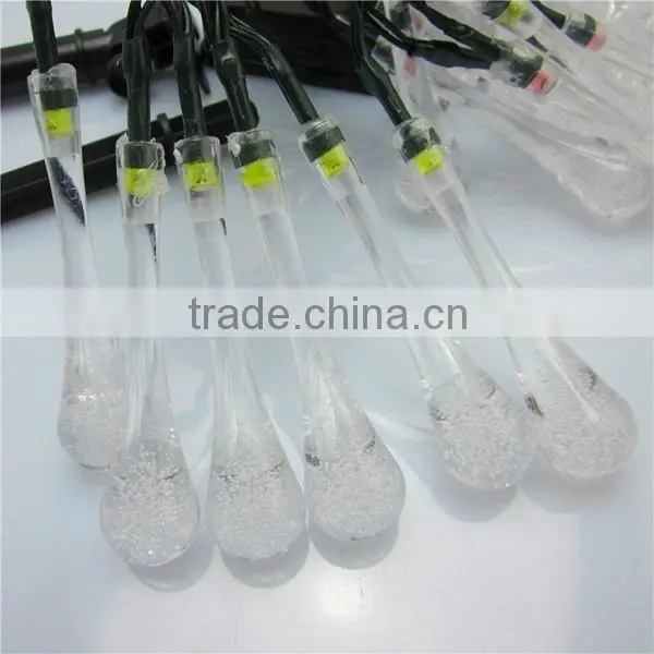 LED Water Drop Solar String Fairy Waterproof Lights Christmas Lights Solar Powered String lights for Garden, Patio, Yard HNL213S