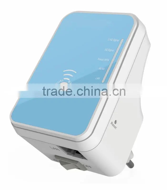 wifi extender dual band with power plug 300M