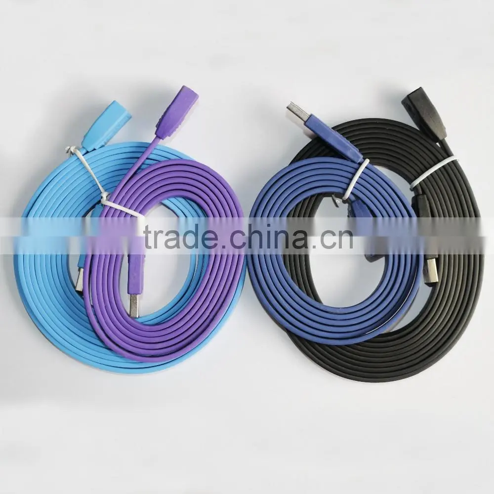 flat-type design multicolour USB 2.0 Printer Cable A TO B , 2.0 extension USB Printer CABLE
