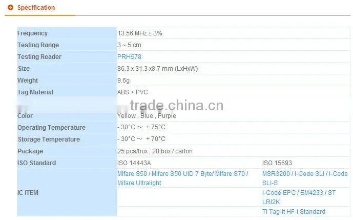 2013 NTAG203 Silicon NFC Wristband / Bracelet