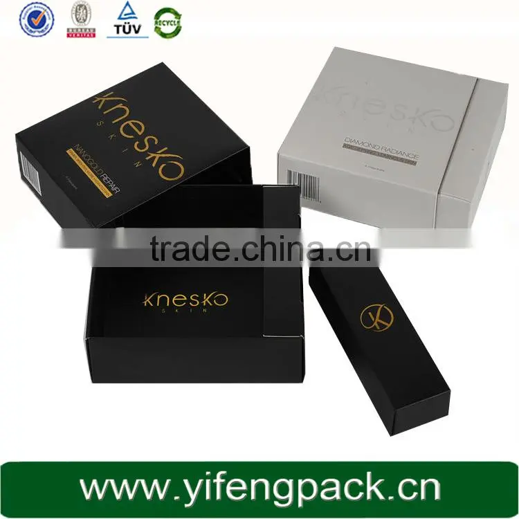 Custom Design Luxury Cardboard Paper Empty Cosmetic Packaging