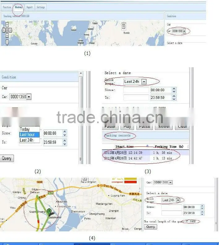 gps car tracker, vehicle gps tracker, GPRS tracker Real-time Vehicle Tracking System 4S-666