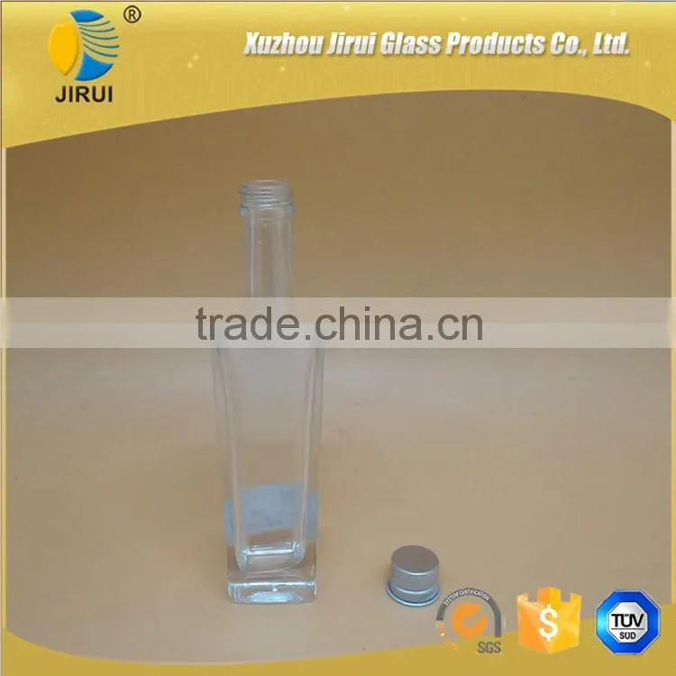 50ml cear square glass liquor bottles