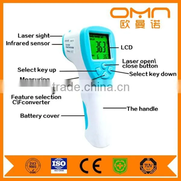 2016 new arrival LCD Infrared Temperature Tester Thermometer