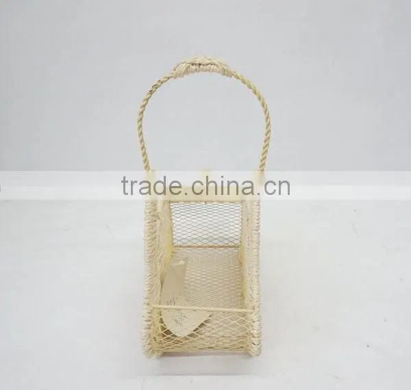 handmade decorative rabbit easter paper basket