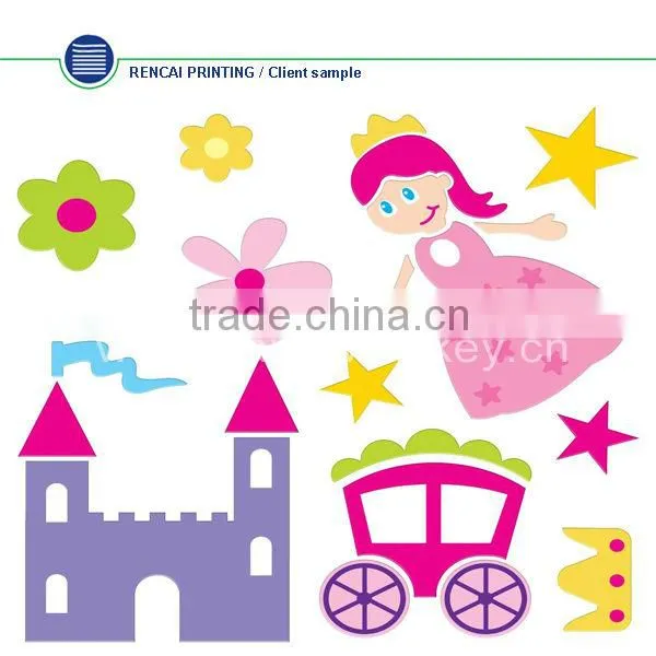 2014 Cartoon fish fashion promotion pvc sticker,window sticker,car body sticker