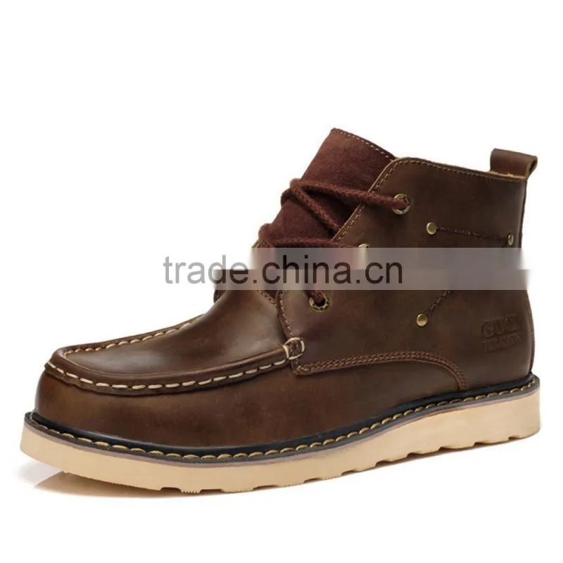 Crazy Horse cow split leather for making casual shoes vintage style