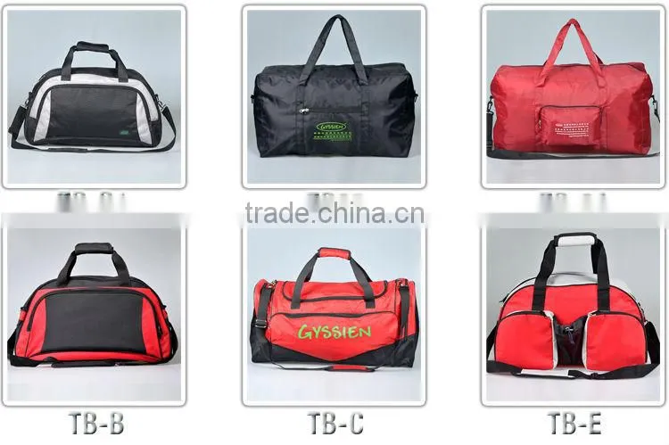 Custom waterproof nylon luggage travel bags
