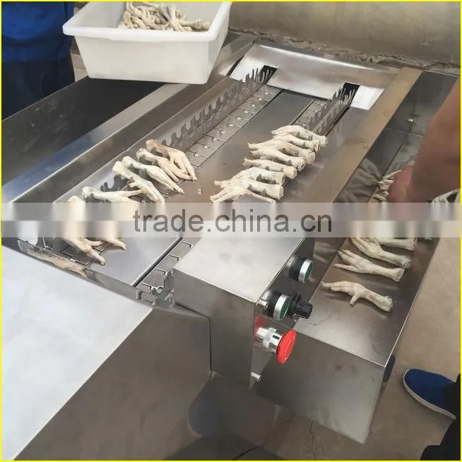chicken toe splitting machine / chicken toe processing machine / chicken claw splitter