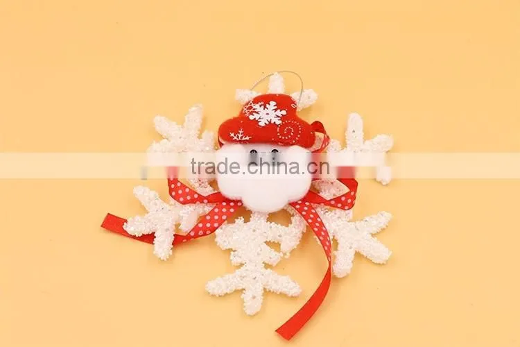 Wholesale 15 cm Christmas Tree Ornaments White Snowflake New Year Decoration Winter Wedding Decoration