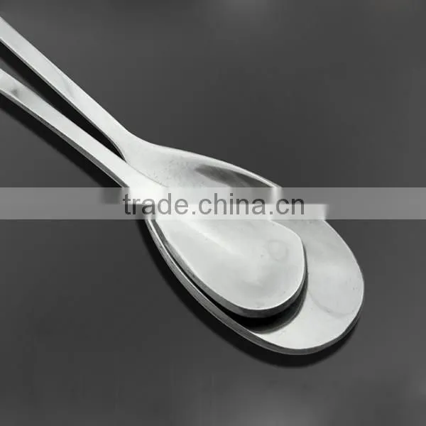 Popular 10 12 Inches 18/8 Stainless Steel Mixing Spoon with Fork