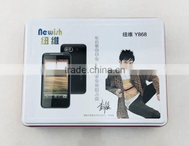 NUVEA mobile phone tin cans