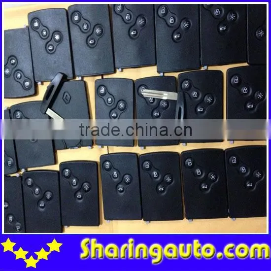 Best quality 4 button Smart Card Genuie One with 433MHZ with7952 chip for Renault Koleos