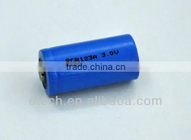 lithium ion rechargeable RCR123A 600mAh 3.7V RCR123A