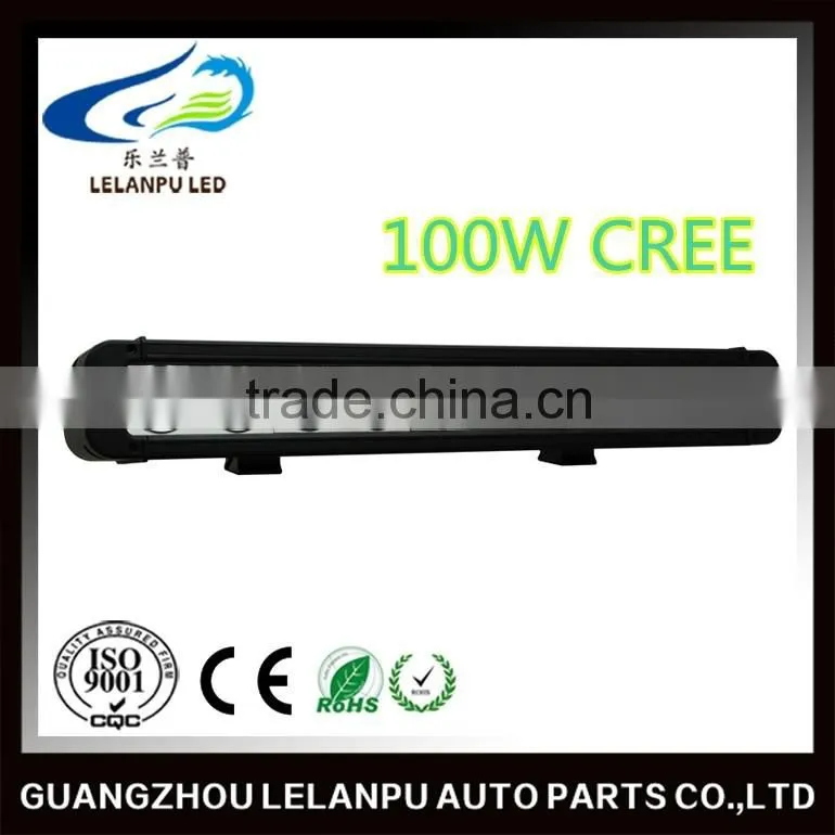 single row led work light 100w 17.4 inch led bar light